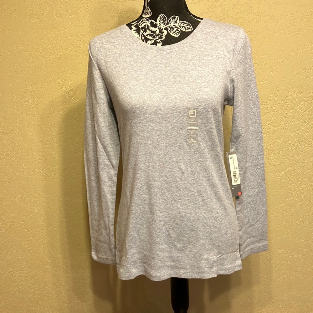NWT PL GRAY JCPENNEY LONG SLEEVED TEE SHIRT
